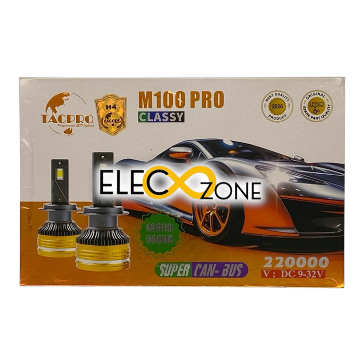 لامپ هدلایت خودرو لنزو مدل M100 PRO 4300K 80W