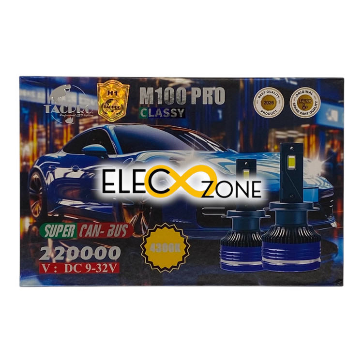 لامپ هدلایت خودرو لنزو مدل M100 PRO 4300K 80W