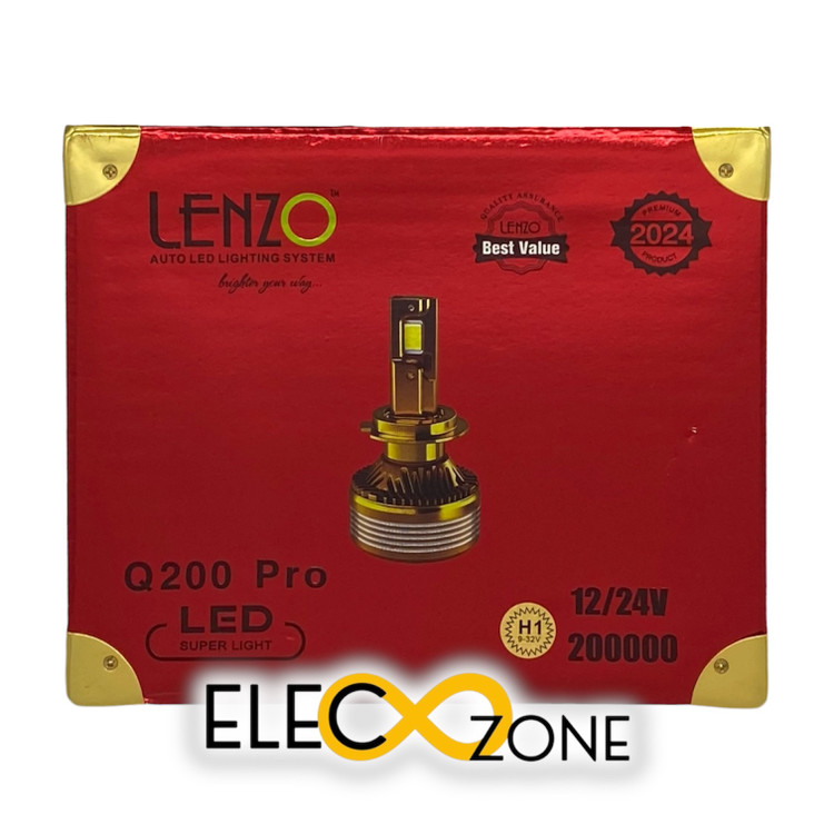 لامپ هدلایت خودرو لنزو مدل Q200 PRO